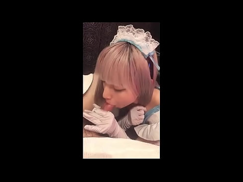 ❤️ جاپاني بت [میوکا]، د فرانسوي نوکرۍ جامې، لومړۍ برخه، بلو جاب او د لوشن سره ټوکر ️❌  ️❤